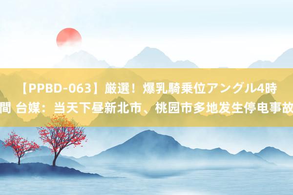 【PPBD-063】厳選！爆乳騎乗位アングル4時間 台媒：当天下昼新北市、桃园市多地发生停电事故