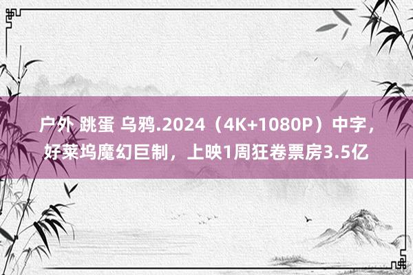 户外 跳蛋 乌鸦.2024（4K+1080P）中字，好莱坞魔幻巨制，上映1周狂卷票房3.5亿